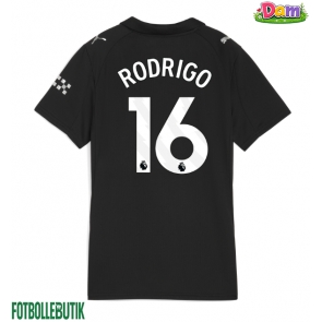 Manchester City Rodri Hernandez #16 Bortatröja Kvinnor 2025-26 Kortärmad